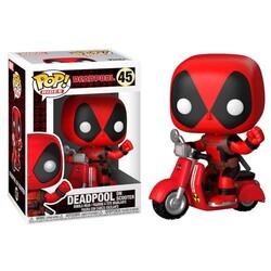 Funko - Pop Rides Marvel Deadpool Deadpool & Scooter