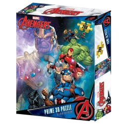 PRIME 3D MARVEL AVENGERS S3 200 PARCA PUZZLE - Thumbnail