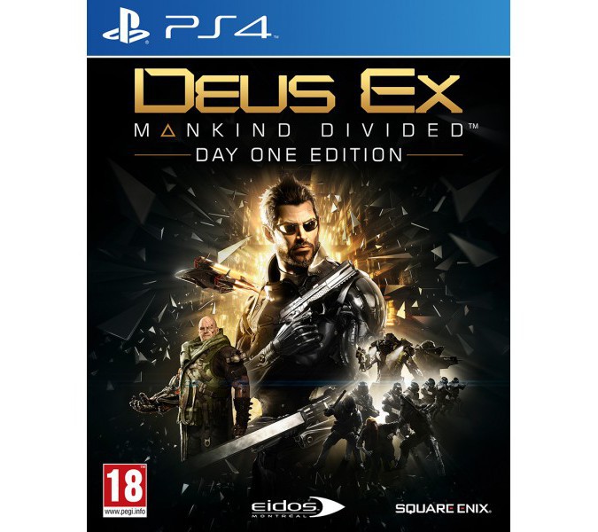 PS4 Deus Ex Mankind Divided Steelbook Edition