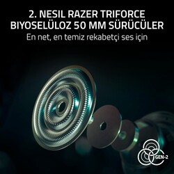 Razer Blackshark V3 Pro Kablosuz Siyah Kulaklık Anc RZ04-05400100-R3M1 - Thumbnail