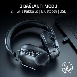 Razer Blackshark V3 X Hyperspeed Kablosuz Siyah Kulaklık RZ04-05420100-R3M1 - Thumbnail