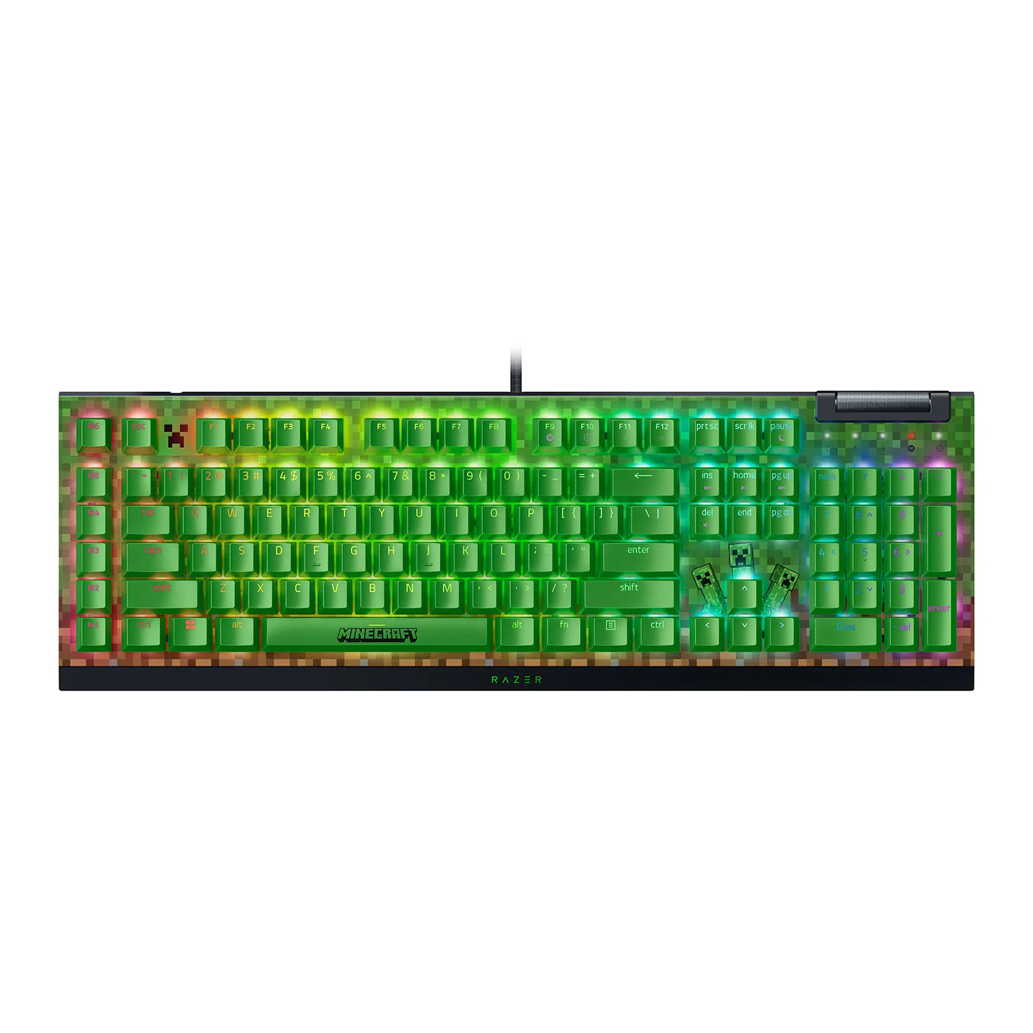 Razer Blackwidow V4 X Kablolu Klavye Minecraft Edition İngilizce RZ03-04704100-R3M1 - Thumbnail