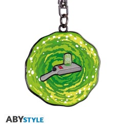 Abysse - Rick and Morty Gun 2D Metal Keychain Anahtarlık