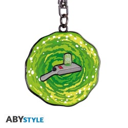 Rick and Morty Gun 2D Metal Keychain Anahtarlık - Thumbnail