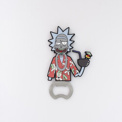 Rick and Morty - Rick Collectible Lisanslı Manyetik Şişe Açacağı - Thumbnail