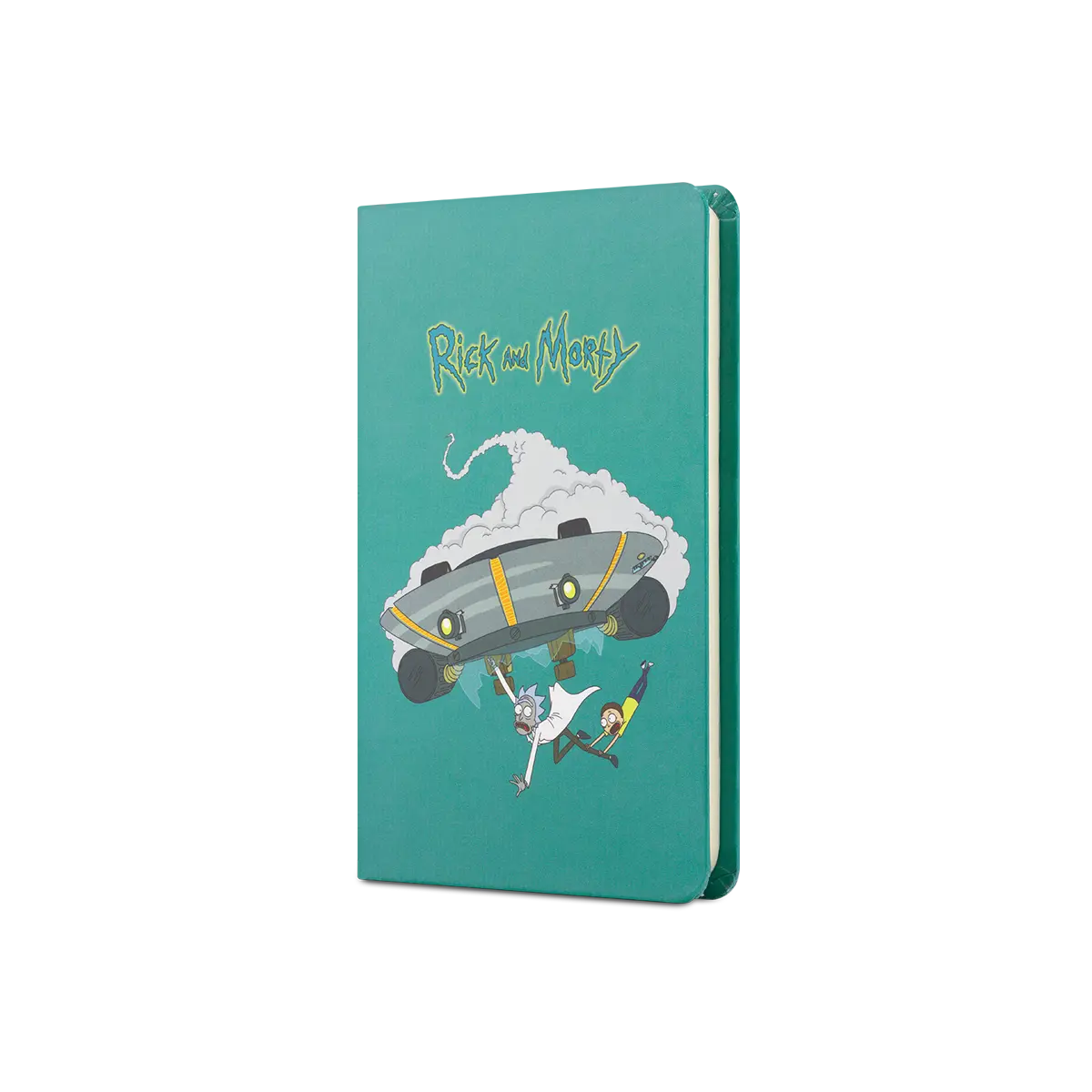 RICK AND MORTY SERT KAPAK LASTIKLI MINI DEFTER TURKUAZ - Thumbnail