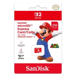 Sandisk Nintendo Switch 2 Micro SD Card Mario 256GB - Thumbnail
