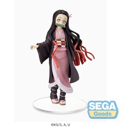 Sega Goods Demon Slayer Nezuko Kamado Sibling Bond 19 cm PVC Statue - Thumbnail
