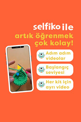 Selfiko Örgü Öğrenme Seti Abidino - Thumbnail
