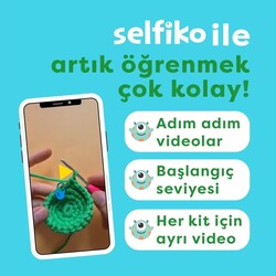 Selfiko Örgü Öğrenme Seti Kurbik - Thumbnail