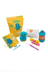 Selfiko Örgü Öğrenme Seti Pengu - Thumbnail