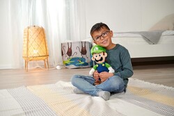 Simba Toys Super Mario 30 cm Peluş Figür Luigi - Thumbnail