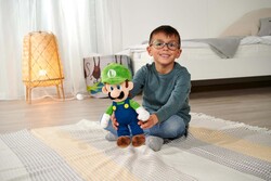 Simba Toys Super Mario 30 cm Peluş Figür Luigi - Thumbnail