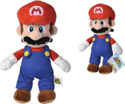 Simba Toys Super Mario 30 cm Peluş Figür Mario - Thumbnail