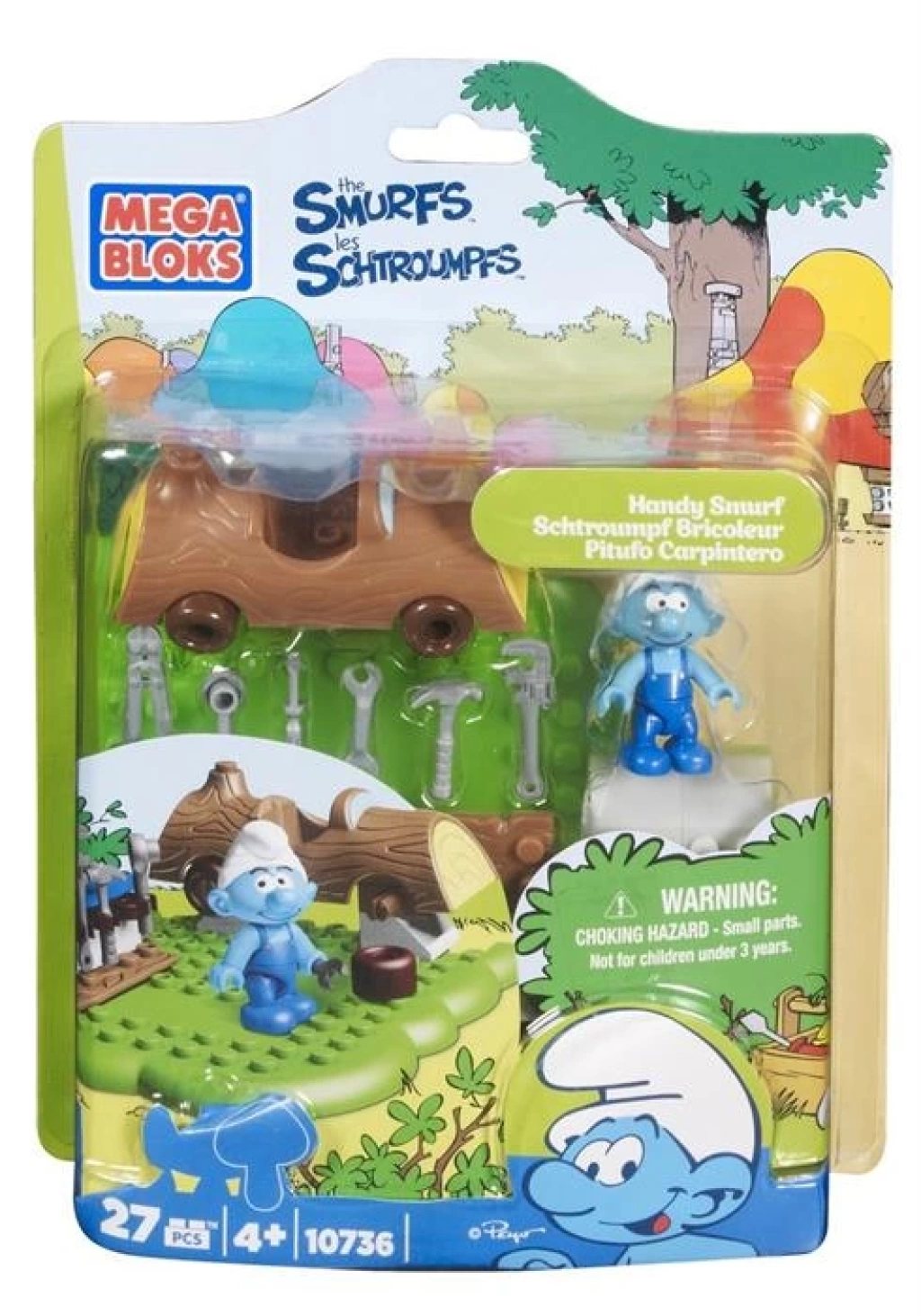 Jakks - Smurfs The Lost Village Kartela Minik Oyun Seti Usta Şirin