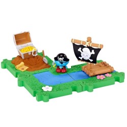 Jakks - Smurfs The Lost Village Mikro Figür Oyun Seti Korsan Şirin