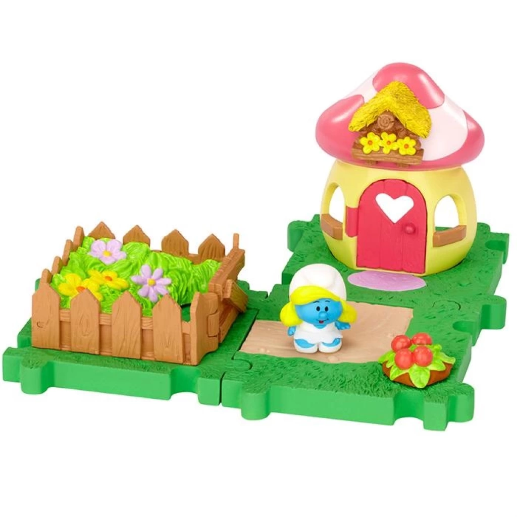 Jakks - Smurfs The Lost Village Mikro Figür Oyun Seti Şirine