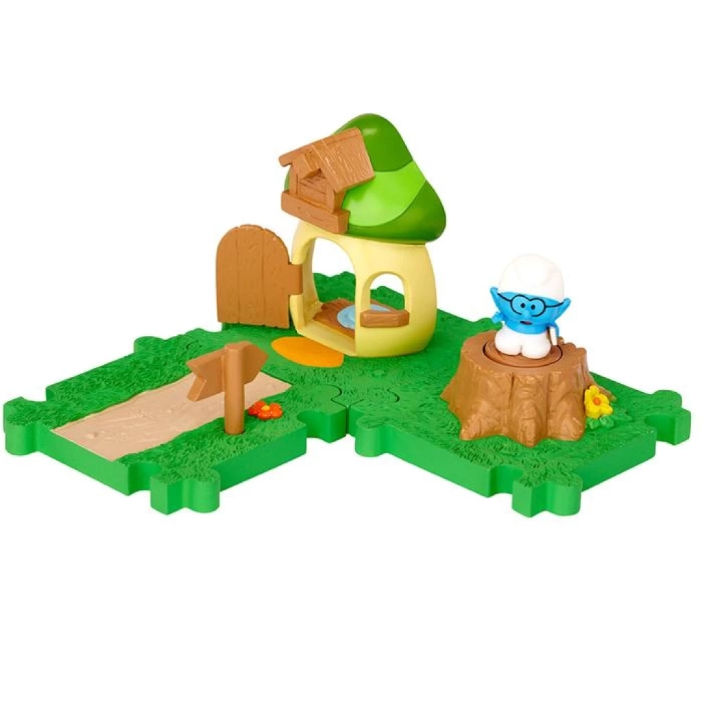 Jakks - Smurfs The Lost Village Mikro Figür Oyun Seti Zeki Şirin