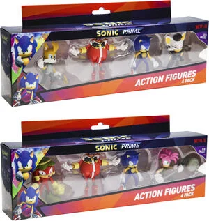 Sonic Aksiyon Figürleri 4lü Deluxe Set