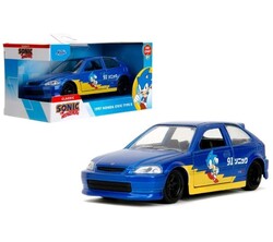 Jada Toys - Jada Toys Sonic the Hedhehog 1997 Honda Civic Type-R Model Araç
