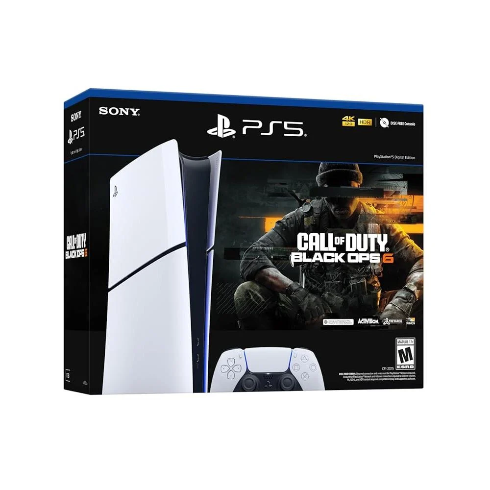 Sony PlayStation 5 Slim Digital D Chassis Oyun Konsolu Call Of Duty Black Ops 6 Bundle Bilkom Garantili - Thumbnail
