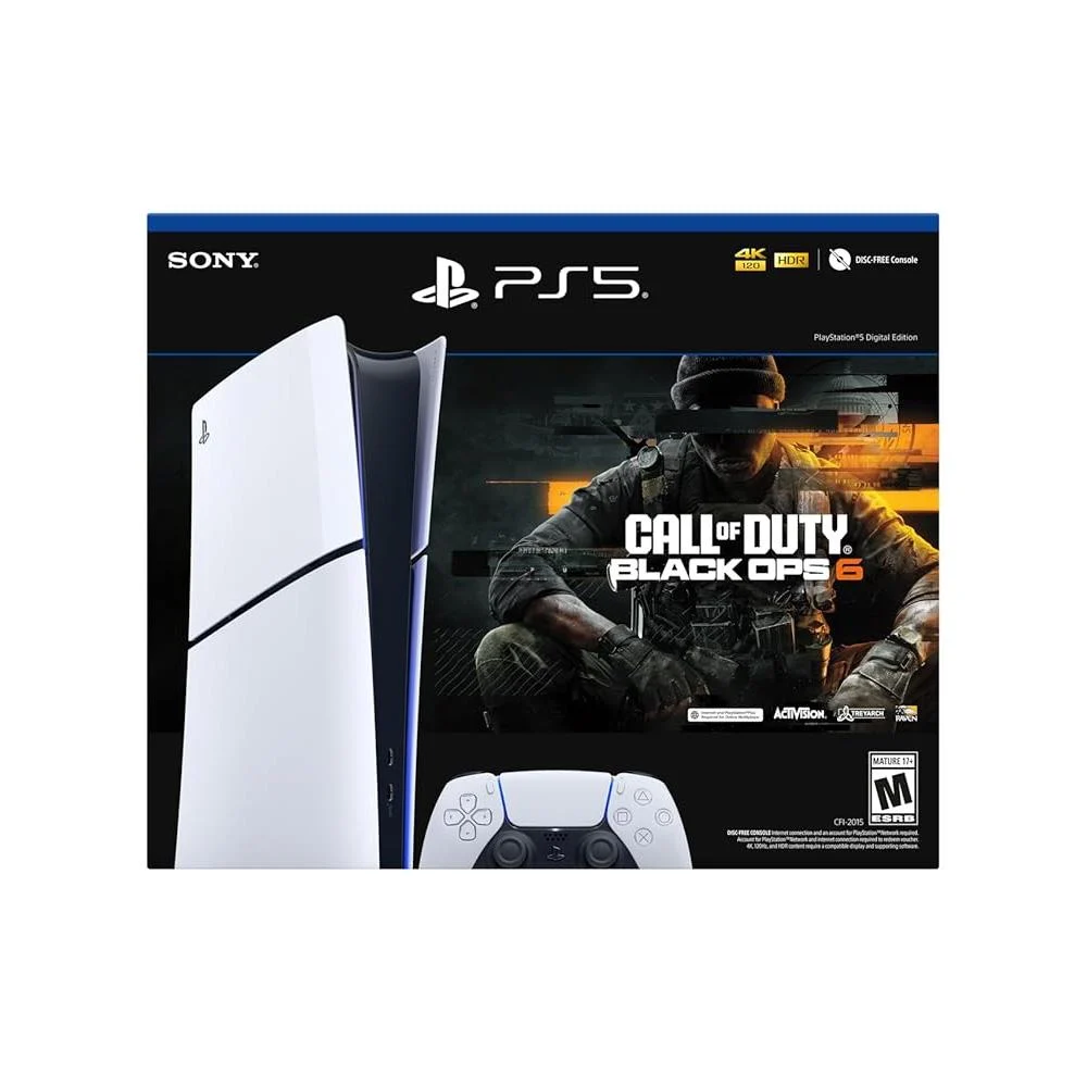 Sony PlayStation 5 Slim Digital D Chassis Oyun Konsolu Call Of Duty Black Ops 6 Bundle Bilkom Garantili - Thumbnail