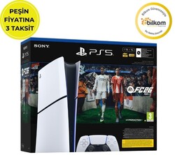 Sony - Sony PlayStation 5 Slim Digital D Chassis Oyun Konsolu EA FC26 Bundle Bilkom Garantili