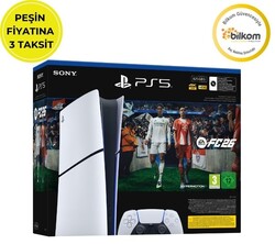 Sony - Sony PlayStation 5 Slim Digital D Chassis Oyun Konsolu EA FC26 Bundle Bilkom Garantili