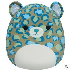Squishmallows - SQUISHMALLOWS 30 CM PELUS ENOS THE DARK GREEN LEOPARD