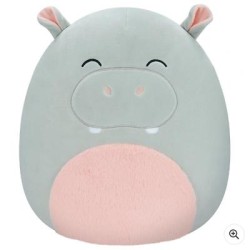 Squishmallows - SQUISHMALLOWS 30 CM PELUS HARRISON THE GREY HIPPO