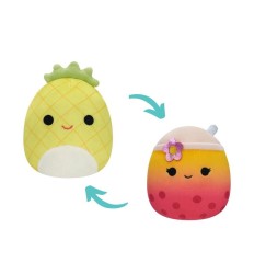 Squishmallows - SQUISHMALLOWS FLIP A MALLOWS 13 CM PELUS ANANAS AND BUBBLE TEA