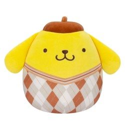 Squishmallows - SQUISHMALLOWS HELLO KITTY 20 CM BROWN PLAID