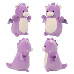 Squishmallows - SQUISHMALLOWS HUGMEES 25 CM PELUS DINA THE DRAGON