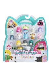 Squishmallows Squish a Long 14 Figür ve Yüzük Seti Seri A - Thumbnail