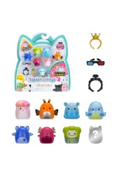 Squishmallows Squish a Long 8 Figür ve Yüzük Seti Seri 2 Argos - Thumbnail