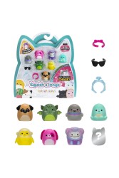 Squishmallows - Squishmallows Squish a Long 8 Figür ve Yüzük Seti Seri 2 Zobey