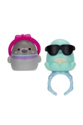 Squishmallows Squish a Long 8 Figür ve Yüzük Seti Seri 2 Zobey - Thumbnail