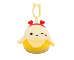 Squishmallows - Squishmallows Valentines 10 cm Klipsli Peluş Junie the Banana