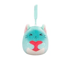 Squishmallows - Squishmallows Valentines 10 cm Klipsli Peluş Sigrid the Teal