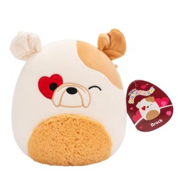 Squishmallows - Squishmallows Valentines 20 cm Peluş Seri 10 Brock the Bulldog