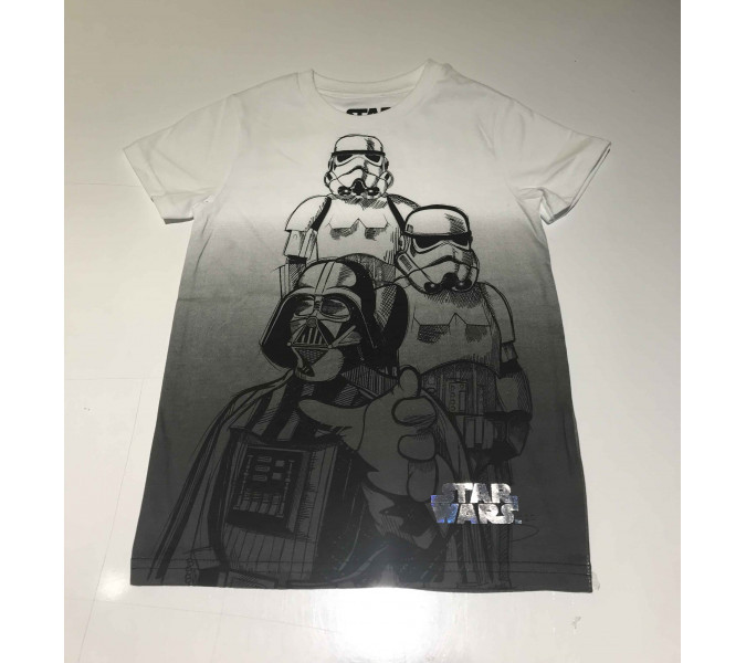Star Wars Storm Trooper Squat Beyaz Çocuk T-Shirt 5-6 Yaş