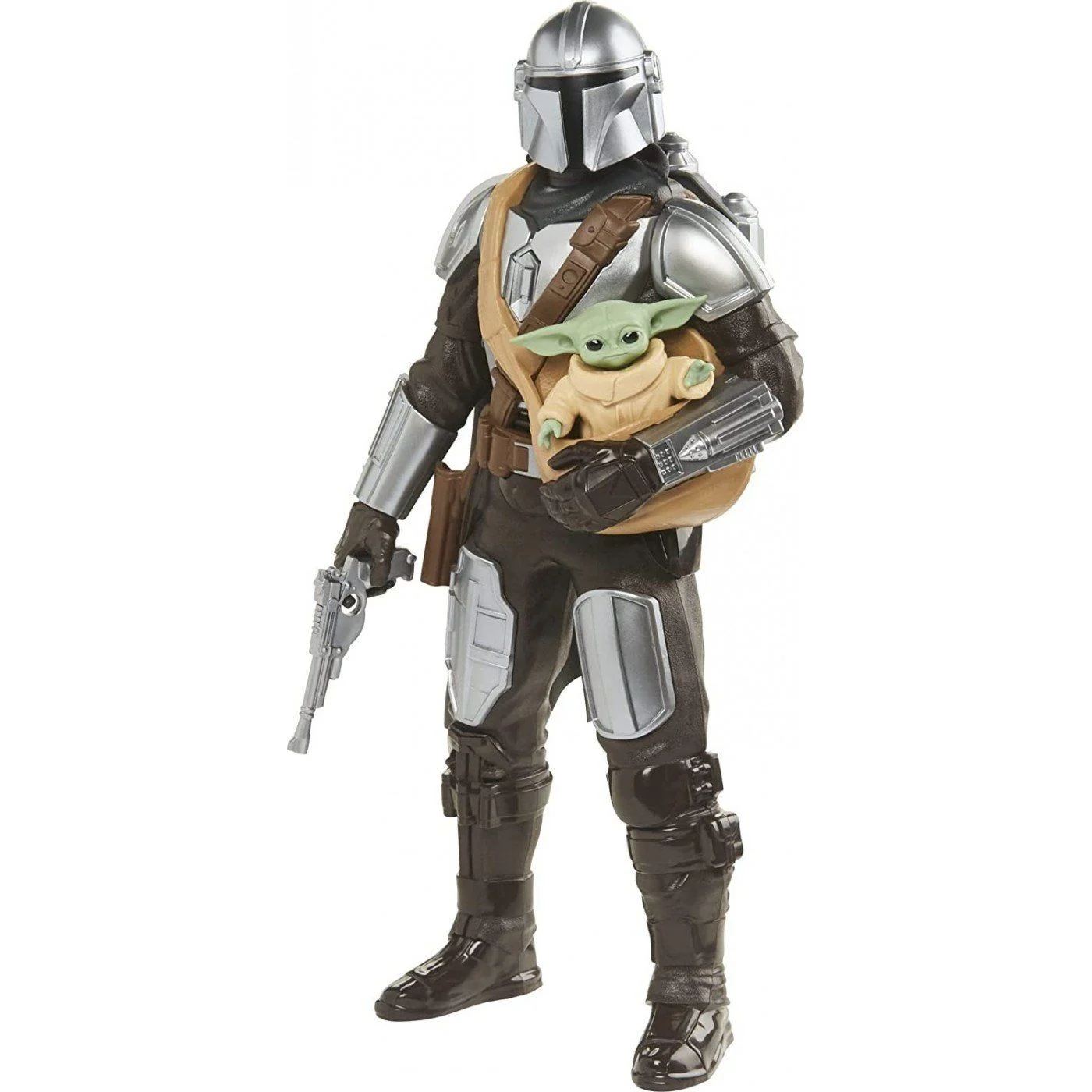 HASBRO STAR WARS MANDALORIAN AND GROGU FIGURE - Thumbnail