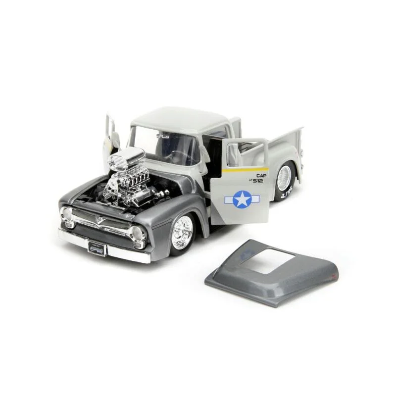 Jada Toys Street Fighter 1956 Ford Pickup 1 24 and Guile - Thumbnail