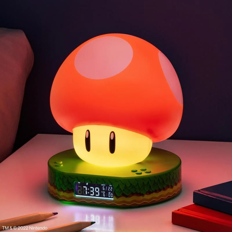 Paladone Super Mushroom Digital Alarm Clock - Thumbnail
