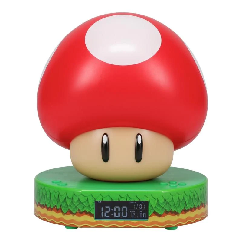 Paladone Super Mushroom Digital Alarm Clock - Thumbnail