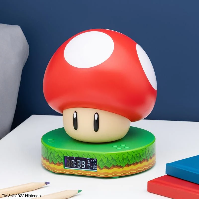 Paladone Super Mushroom Digital Alarm Clock - Thumbnail