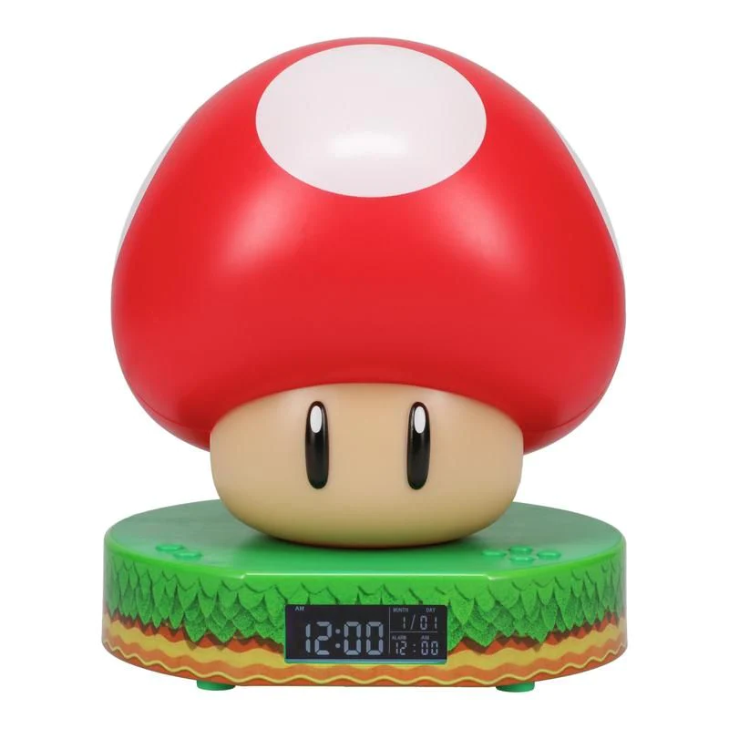 Paladone - Paladone Super Mushroom Digital Alarm Clock