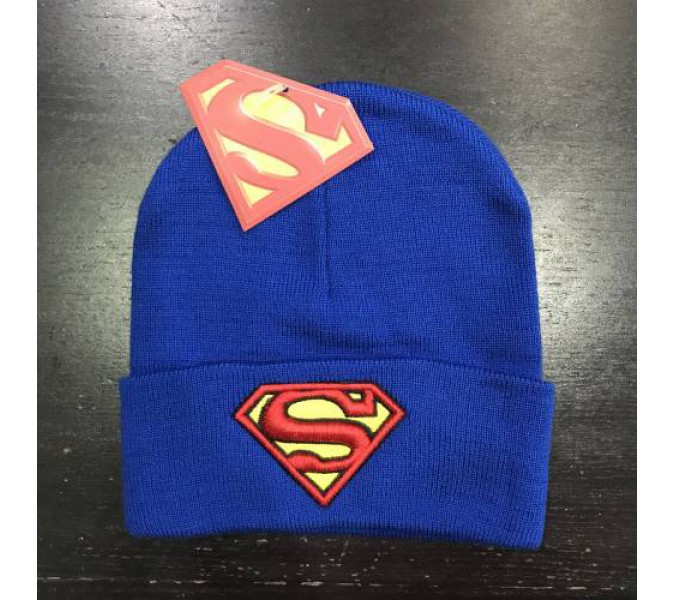 Superman Logo Mavi Unisex Bere