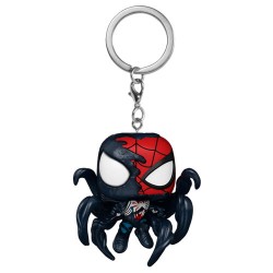 Funko Pop Anahtarlık Marvel Spiderman 2 Advanced Suit 2.0 Symbiote Takeover