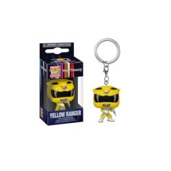 FUNKO POP KEYCHAIN POWER RANGERS YELLOW RANGER